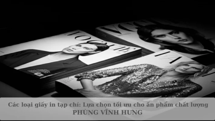 Các loại giấy in tạp chí