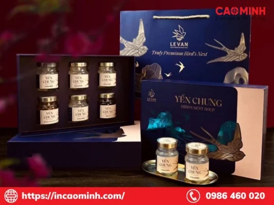Đặt in hộp đựng yến hũ chất lượng giá tốt tại In Ấn Cao Minh
